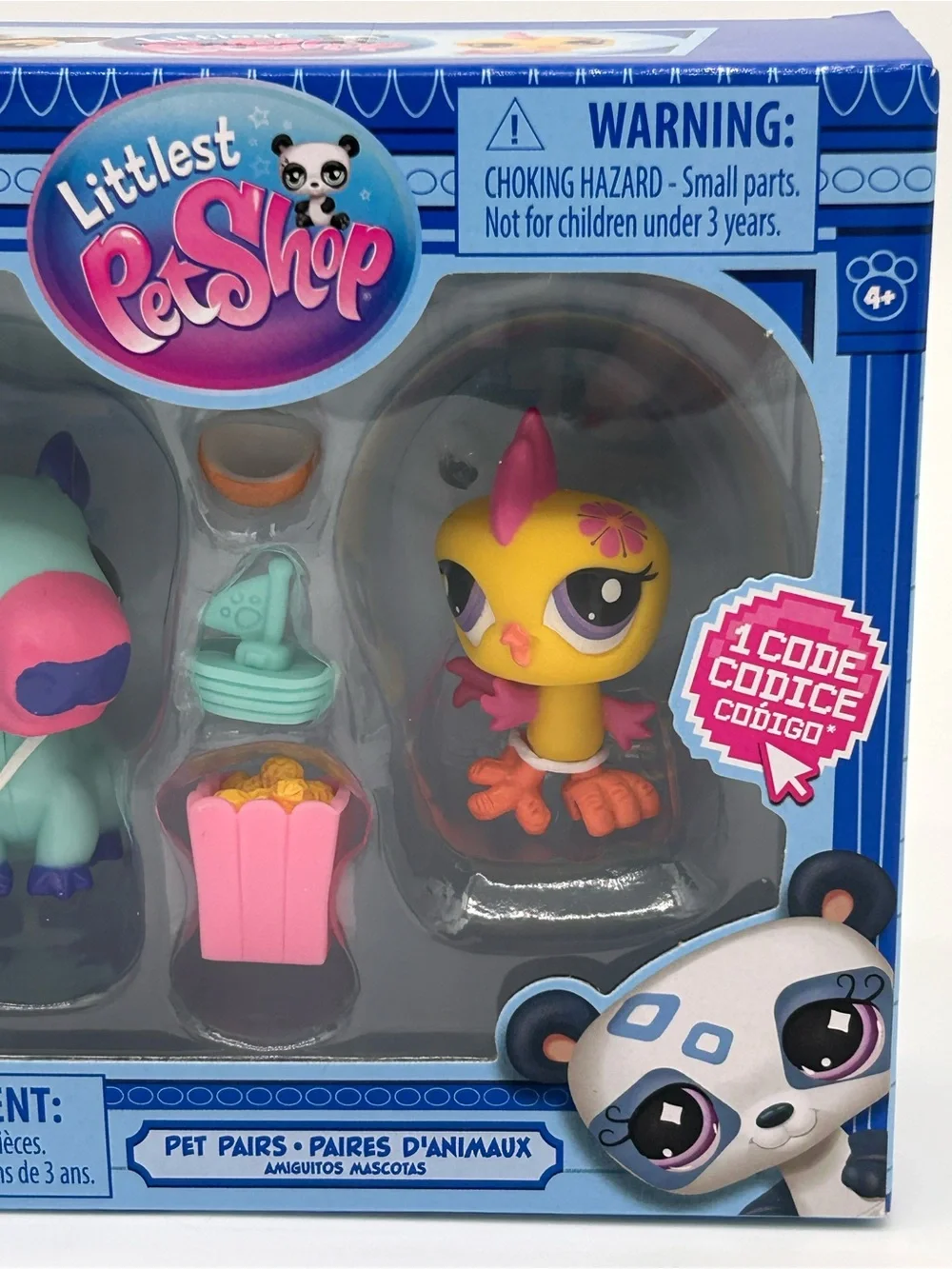 Littlest Pet Shop Mint, Pink & Purple Jungle Pals Figure with Accessories